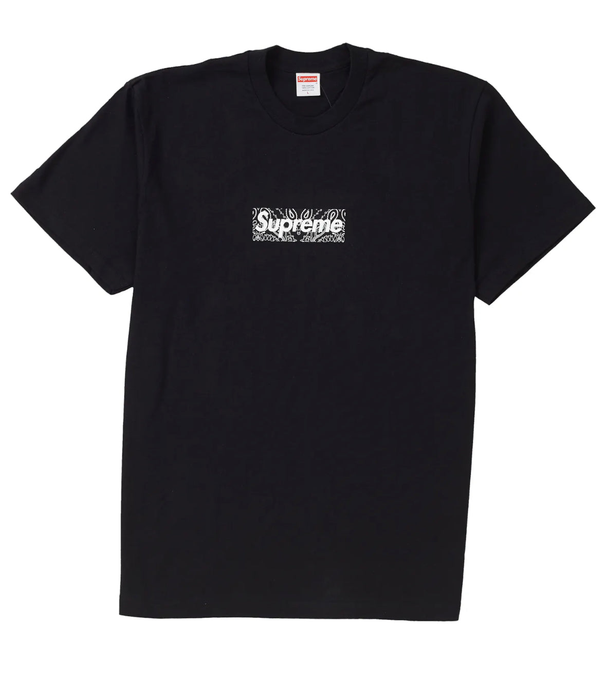 Supreme Bandana Box Logo Tee Black