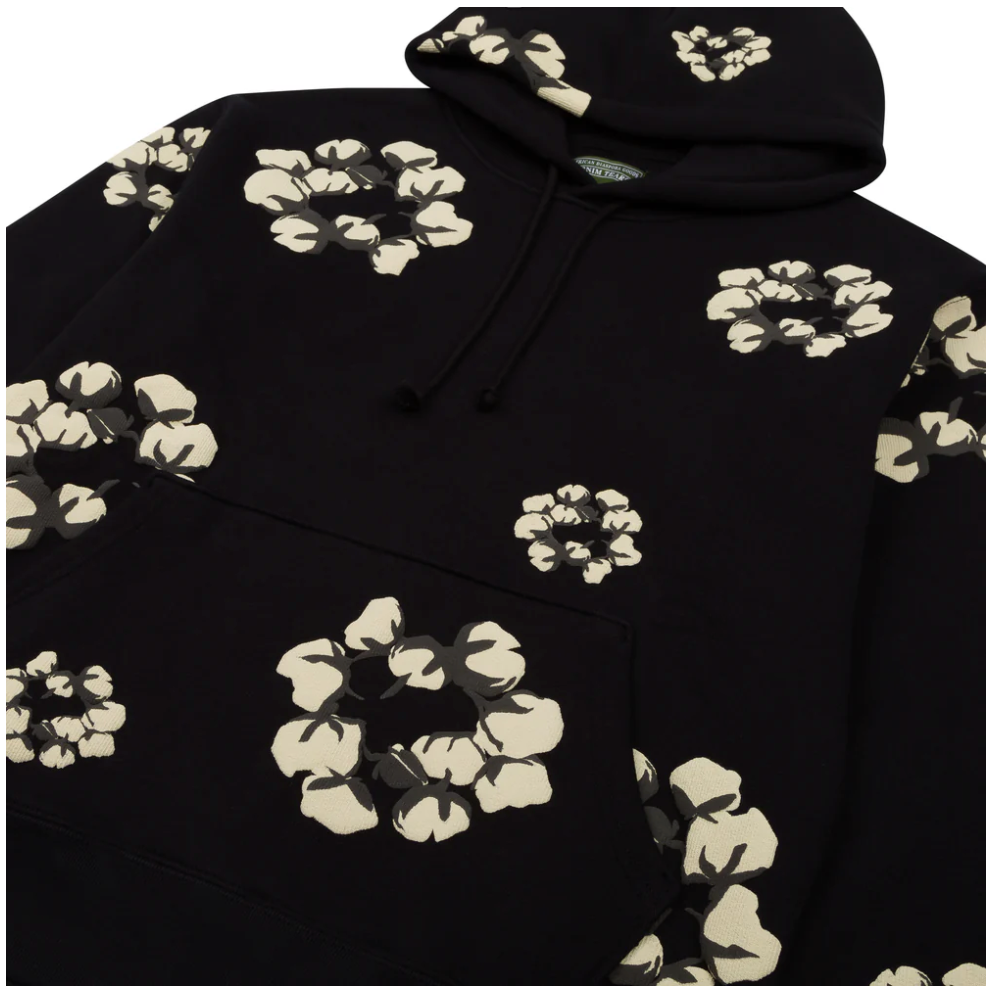 Denim Tears x CPFM Cactus Tears Wreath Hoodie Black