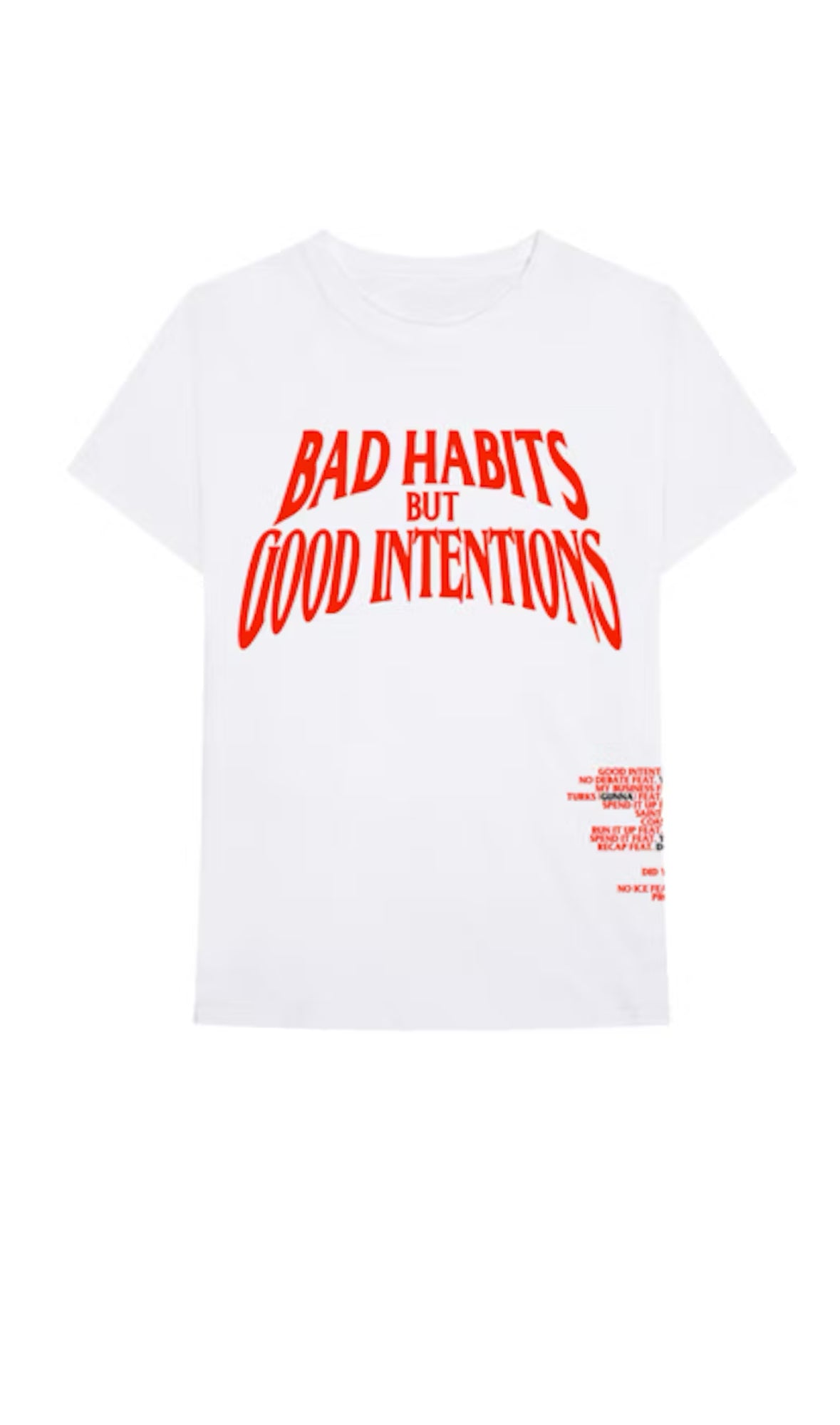 Nav x Vlone Bad Habits Tee
White