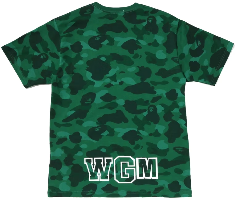 BAPE Color Camo Shark Tee Green