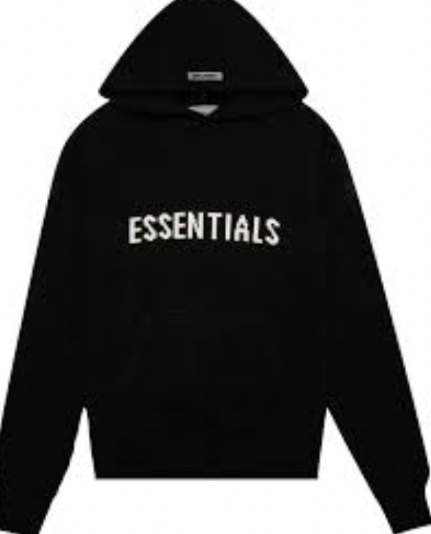 Essentials Knit Hoodie Black