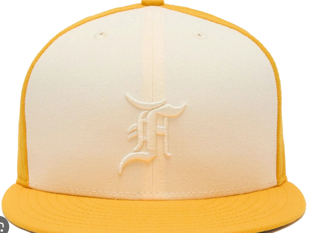 Fear of God Essentials New Era 59Fifty Fitted Hat Gold / Yellow