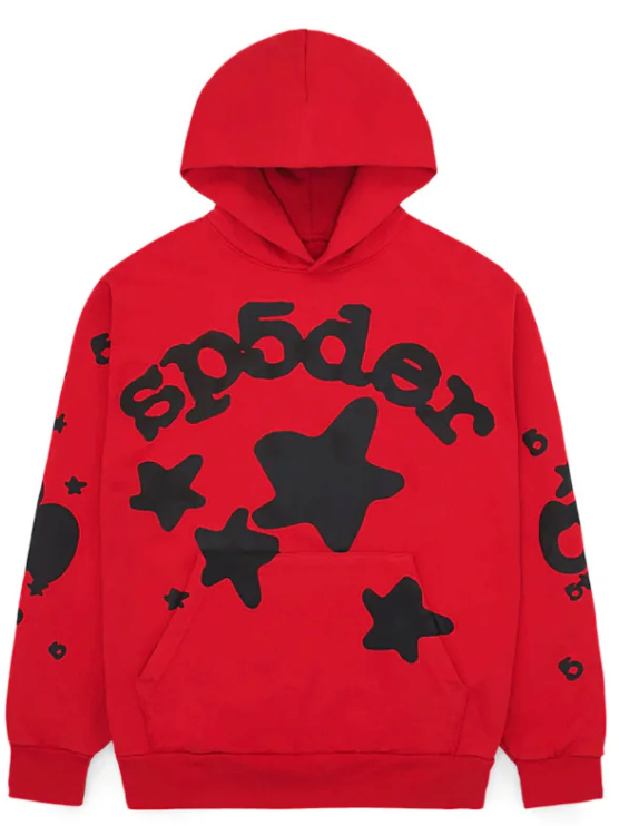 Sp5der Beluga Hoodie Red