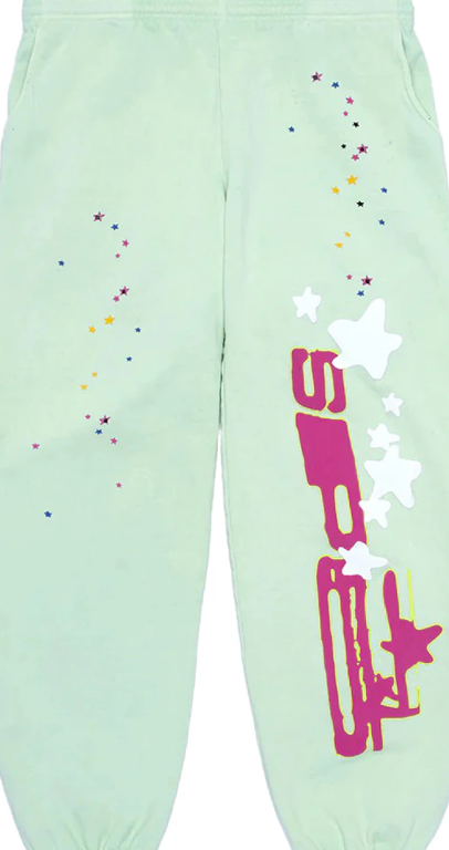 Sp5der SP5 Mint Sweatpants Mint