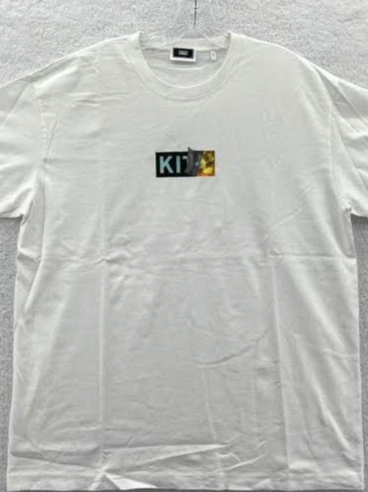 Kith Box Logo Peel Logo White Tee