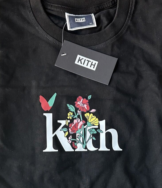 Kith Flower Tee Black