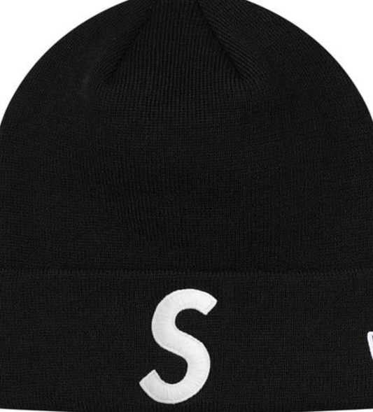 Supreme New Era Beanie Black