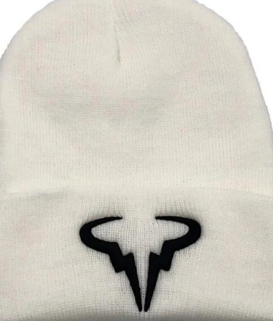 Rafael Nadal White Beanie