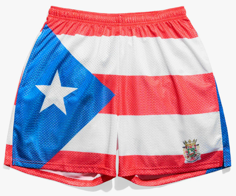 Puerto Rico Flag Shorts