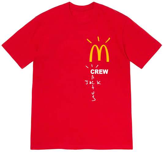 Travis Scott x McDonald's Crew T-shirt Red