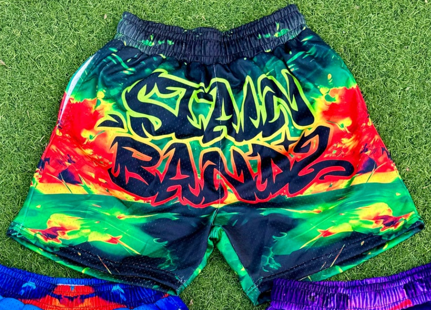 STAINBANDZ SB GLOW SHORTS V2 GREEN BLACK