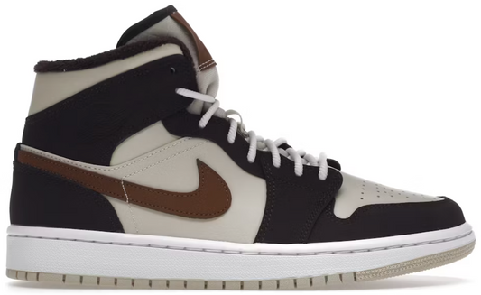 Jordan 1 Mid SE Brown Basalt Oatmeal (Women's)