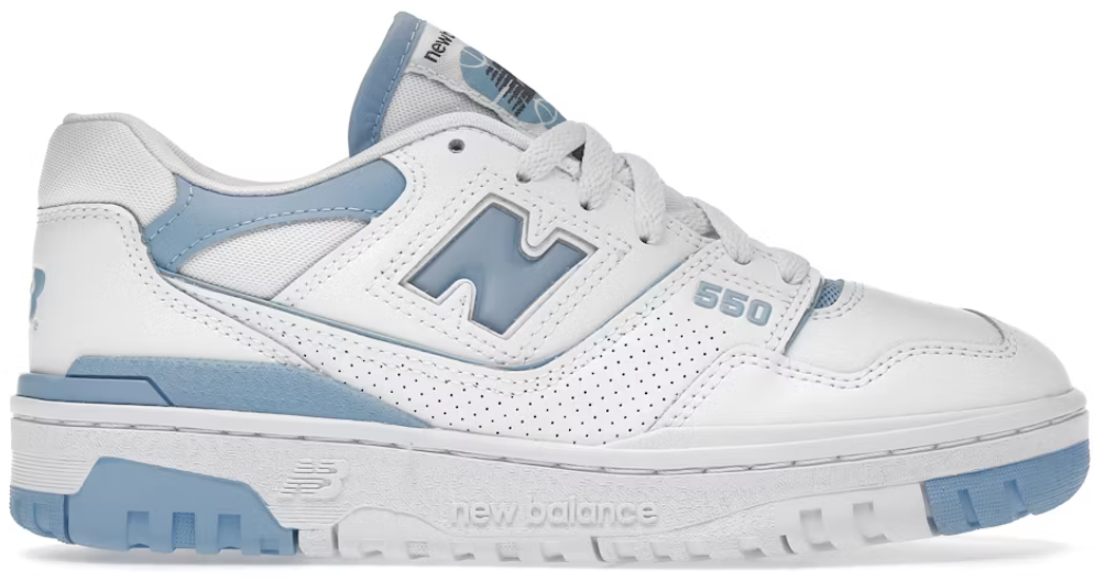 New Balance 550 UNC White Dusk Blue (Women's)