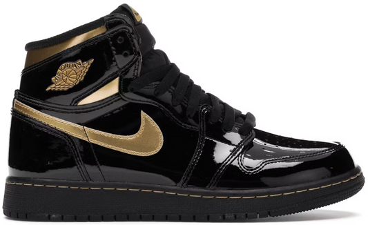 Jordan 1 Retro High Black Metallic Gold (2020) (GS)