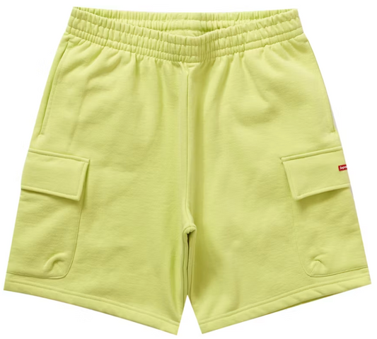 Supreme Small Box Baggy Cargo Sweatshort Lime