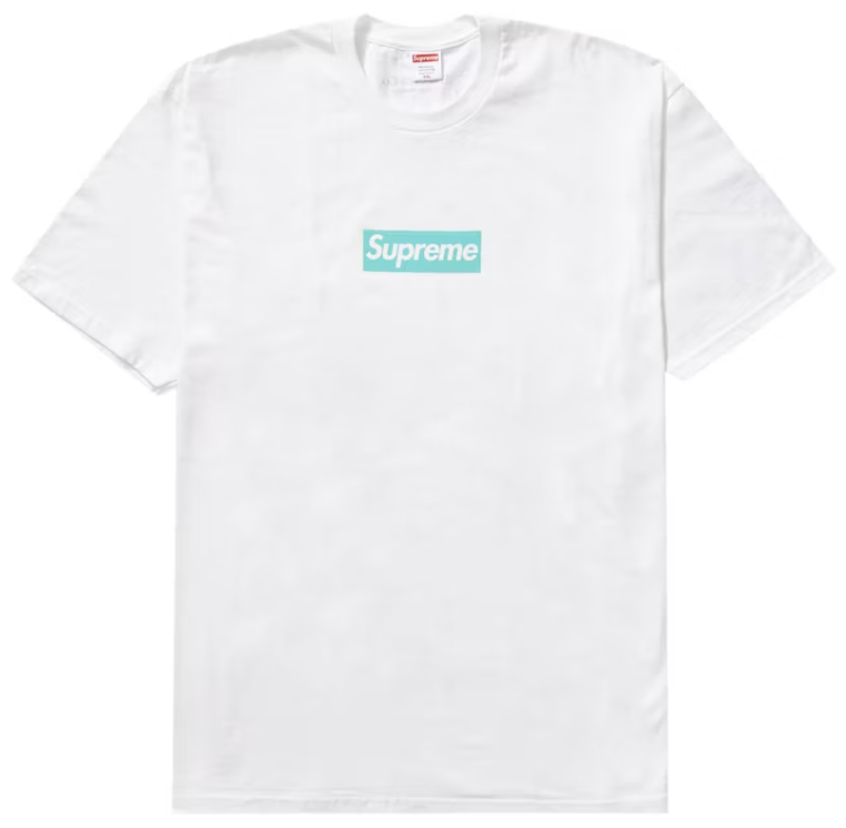 Supreme Tiffany & Co. Box Logo Tee White