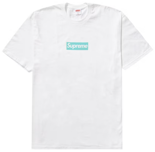 Supreme Tiffany & Co. Box Logo Tee White