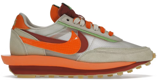 Nike LD Waffle sacai CLOT Kiss of Death Net Orange Blaze