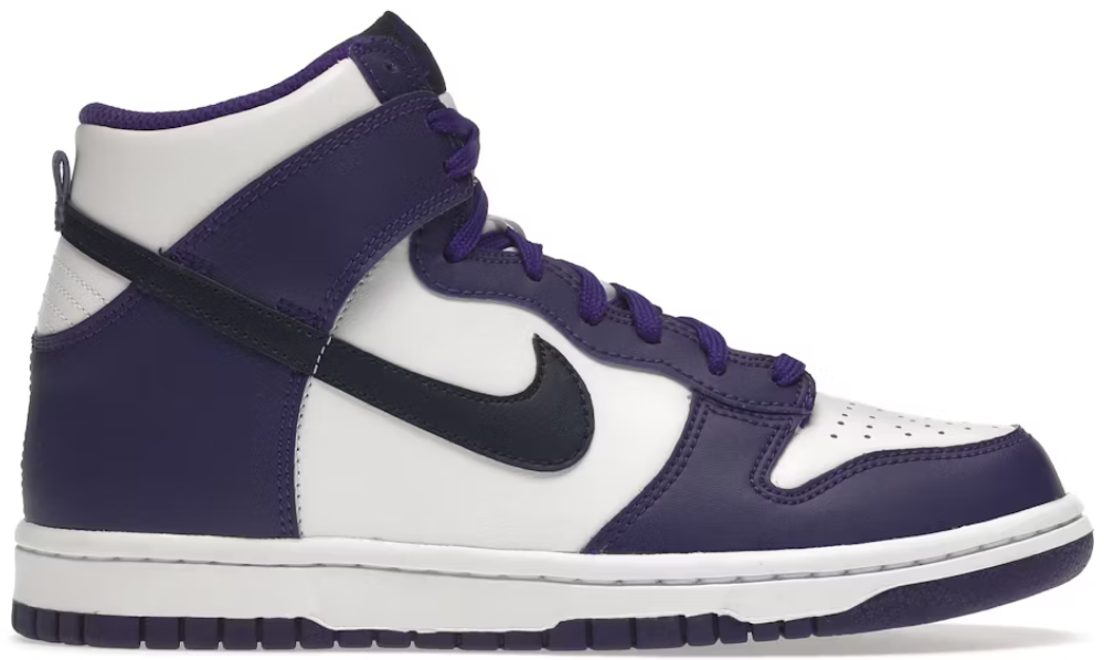 Nike Dunk High Electro Purple Midnight Navy (GS)