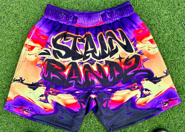 STAINBANDZ SB GLOW SHORTS V2 MULTICOLOR PURPLE