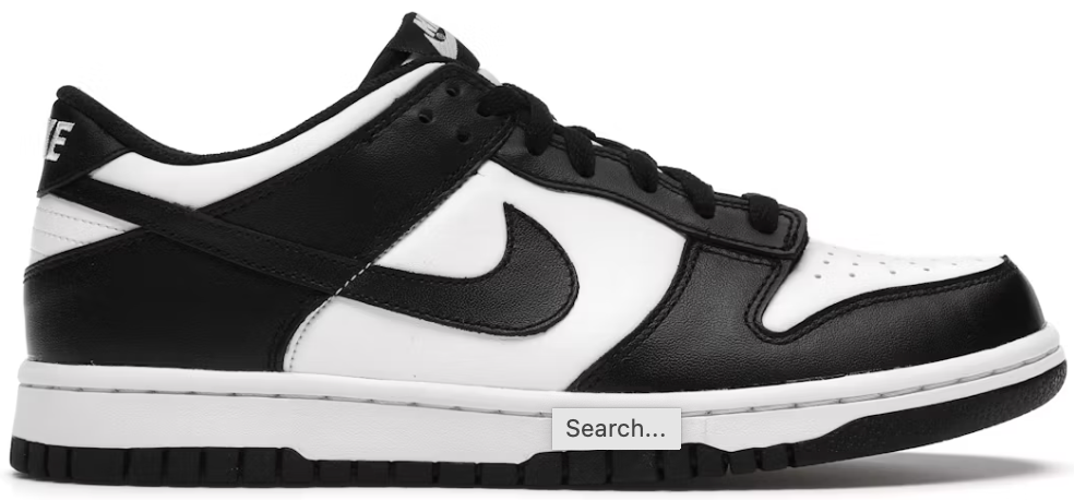 Nike Dunk Low Retro White Black Panda (GS)