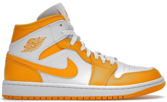 Jordan 1 Mid White University Gold (Women's)