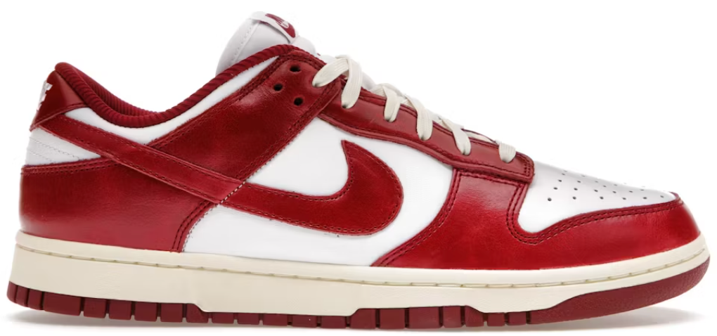 Nike Dunk Low PRM Vintage Team Red (Women's)