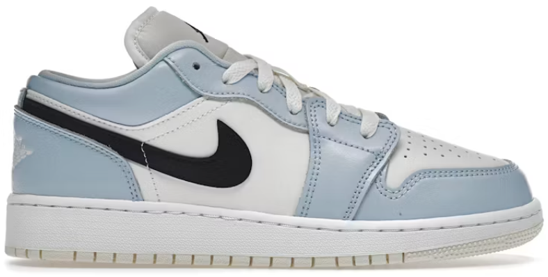 Jordan 1 Low Ice Blue Black (GS)