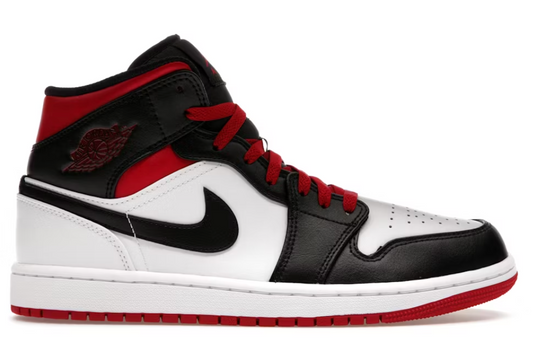 Jordan 1 Mid Gym Red Black Toe