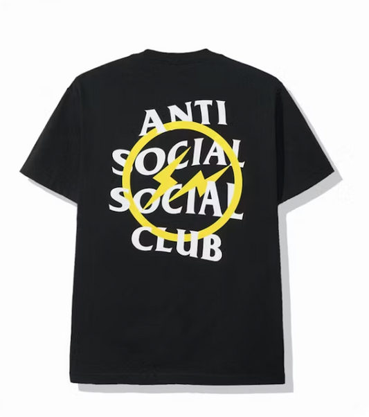 Anti Social Social Club ASSC Yellow Bolt Tee