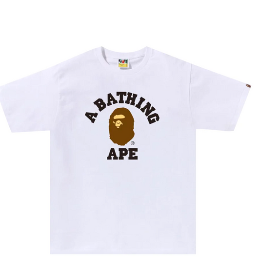 Bape Abc College White Tee