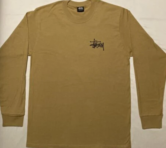 Stussy Long Sleeve Khaki