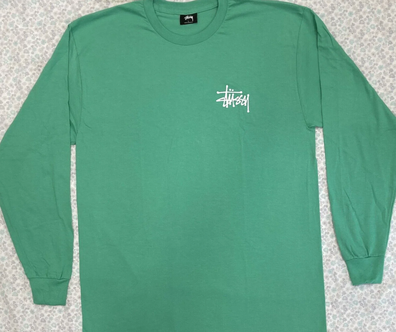 Stussy Long Sleeve Green