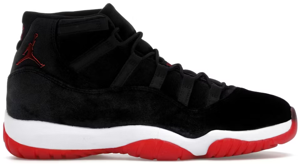 Jordan 11 Retro Bred Velvet (Women's)