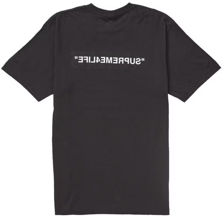 Supreme 4 Life Tee Black