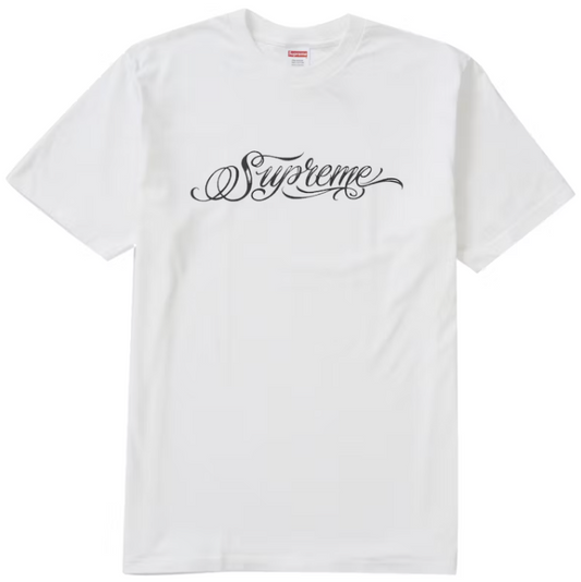 Supreme Script Tee White