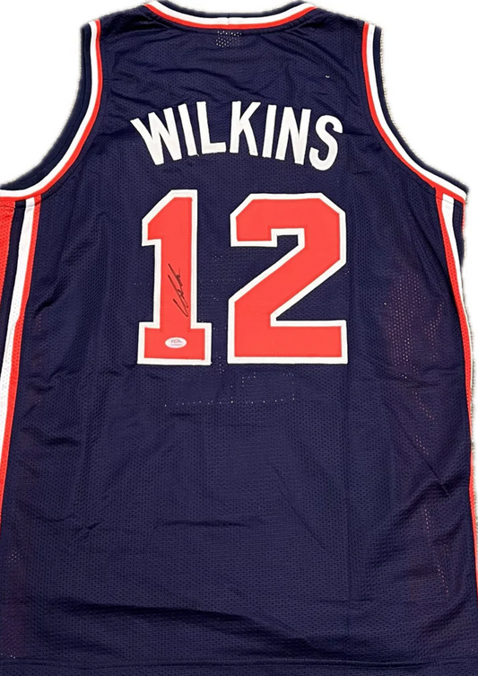 Dominique Wilkins Signed Jersey