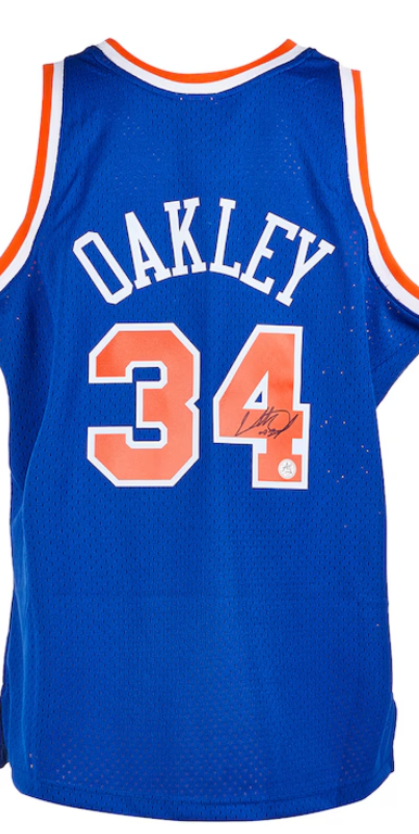 Charles Oakley Signed Jersey