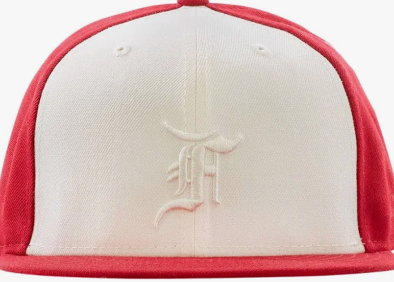 Fear of God Essentials New Era 59Fifty Fitted Hat Scarlet