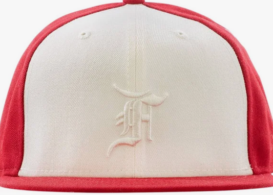 Fear of God Essentials New Era 59Fifty Fitted Hat Scarlet