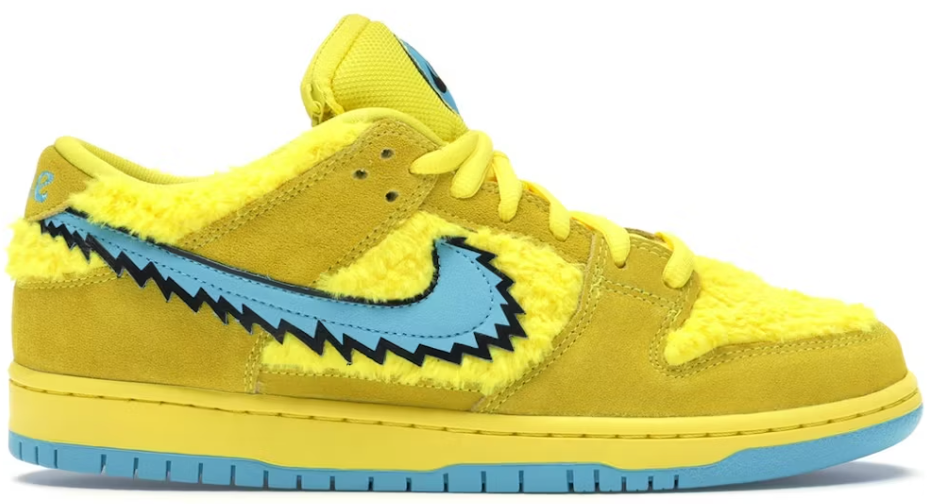 Nike SB Dunk Low Grateful Dead Bears Opti Yellow