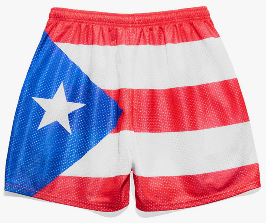 Puerto Rico Flag Shorts