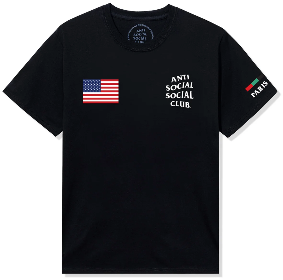 Anti Social Social Club USA Tee Black