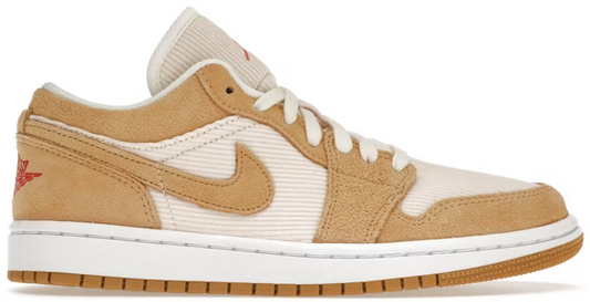 Jordan 1 Low SE Twine Orange Quartz Corduroy (Women's)